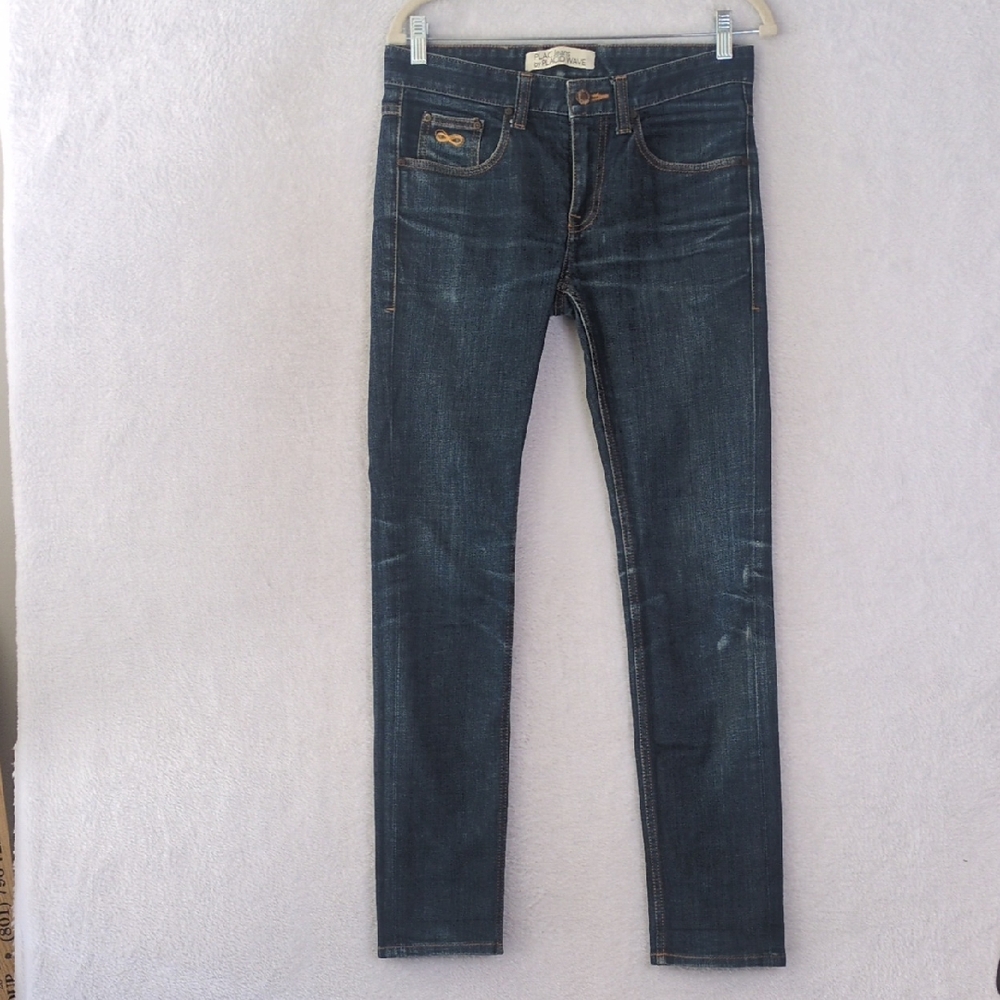 PLAC by Placid Wave‎ Mens Low Rise Skinny Jeans 31X32
